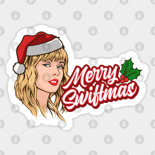 Swift-Mas Sticker by SBarstow Design